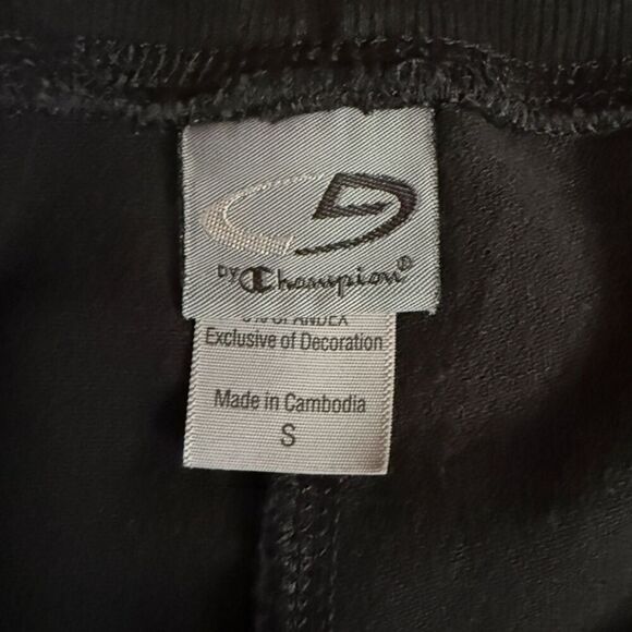 Champion C9 Black Sweatpants Bermuda Shorts Size S - Picture 7 of 11